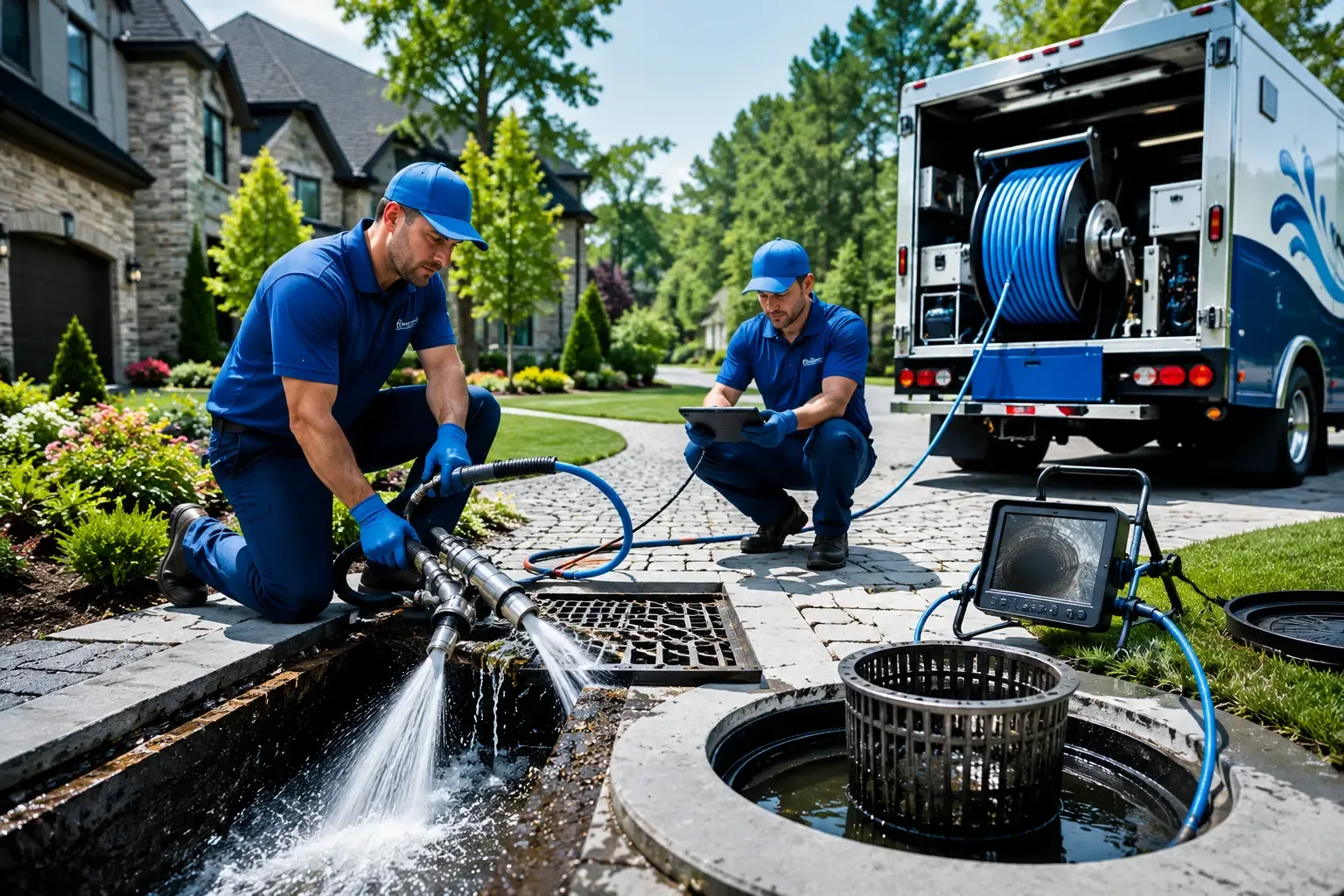 Local outdoor drain cleaning professionals in New London, NC