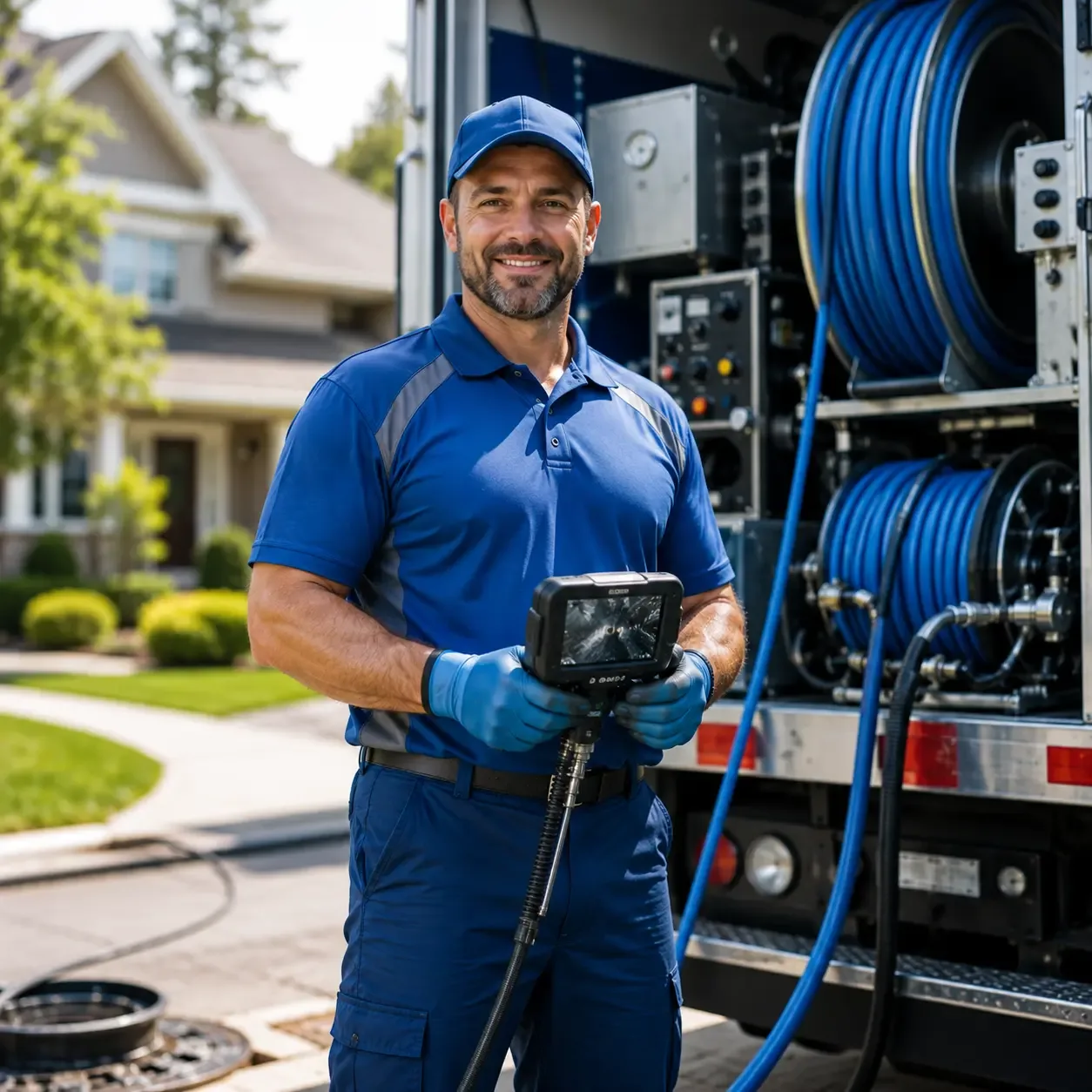 Local outdoor drain cleaning specialists in New London, NC